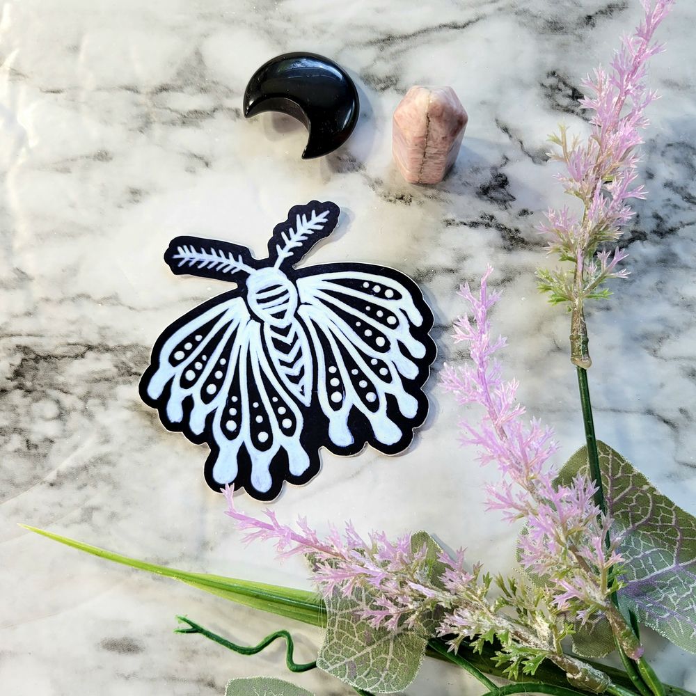 Dripping Moth Stickers