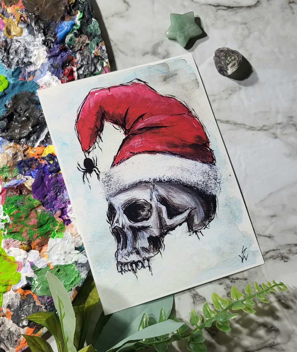 Fine Art Print - Skull St Nick
