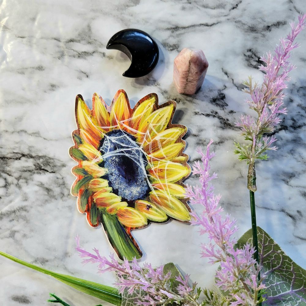 The Warmth of Forgetten Bloom - Sunflower Stickers