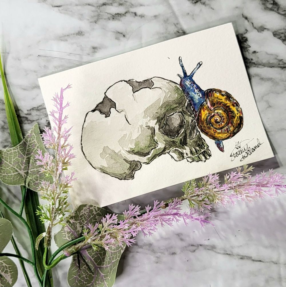 Original Painting - Spiraling Journey - Watercolor on Paper