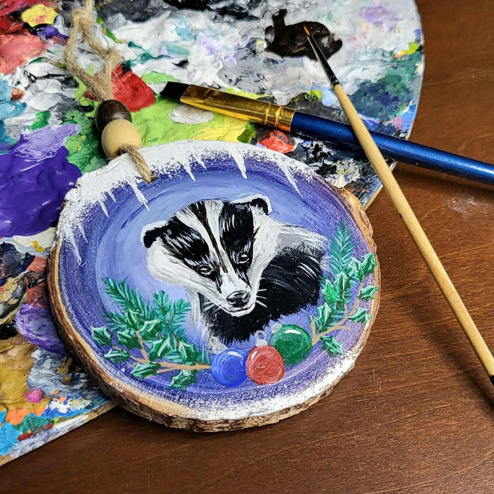 Personalized - Wooden Slice Ornament