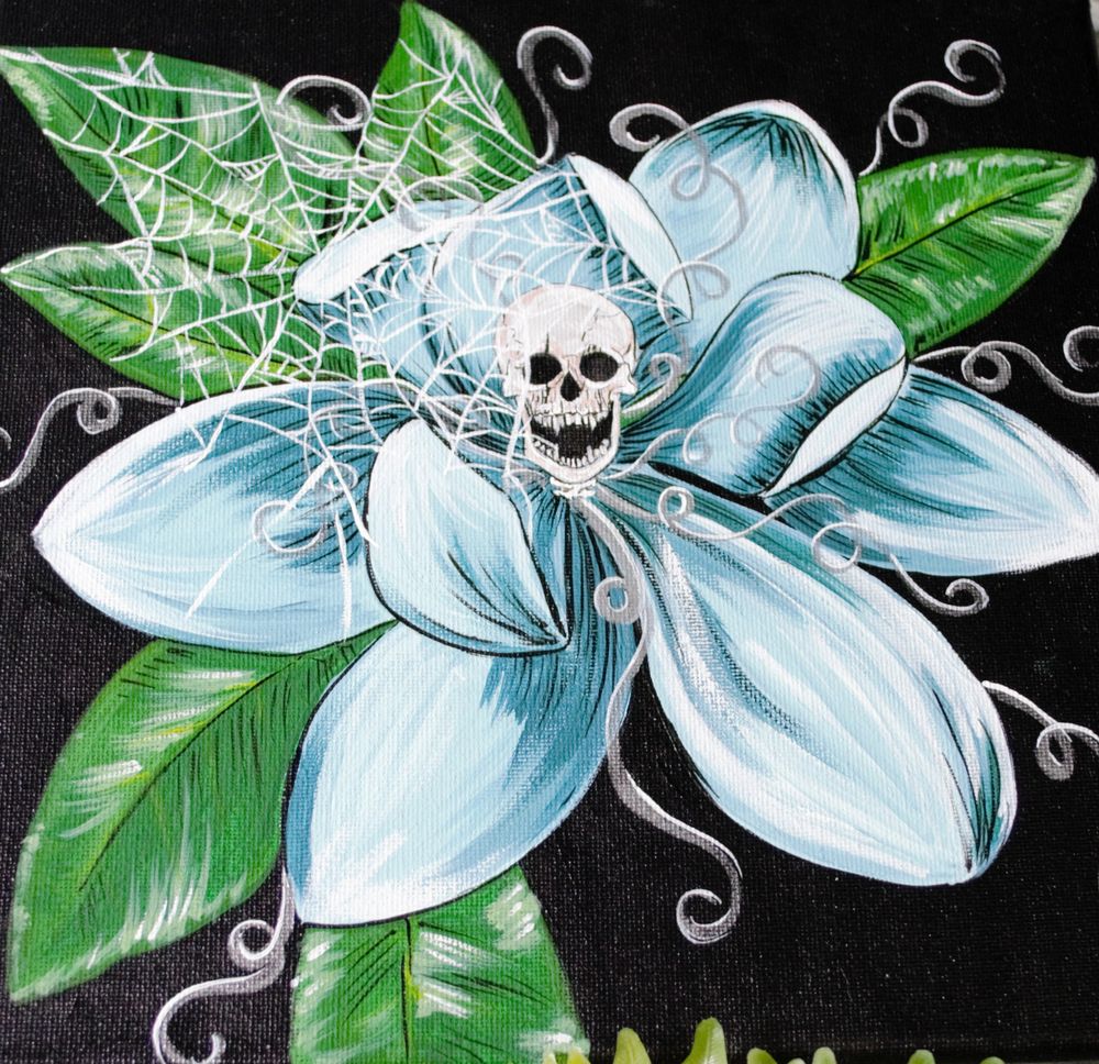 Purely Horrid Originial Acrlyic Painting 