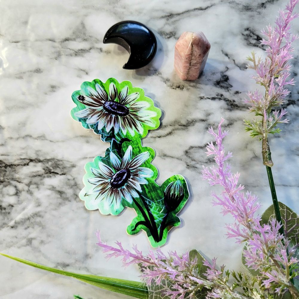 Waiting on New Beginnings - Daisy Stickers