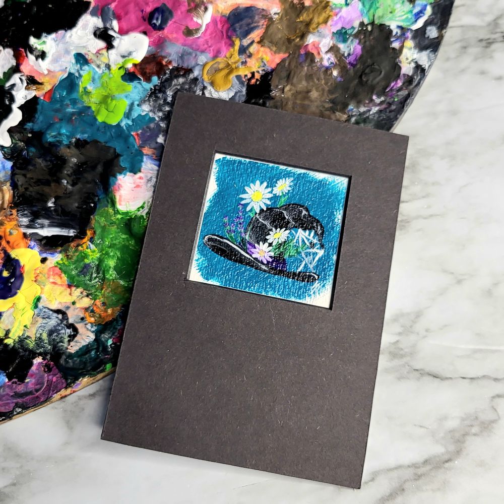 Hexing Wildflower Original Acrylic Painting 