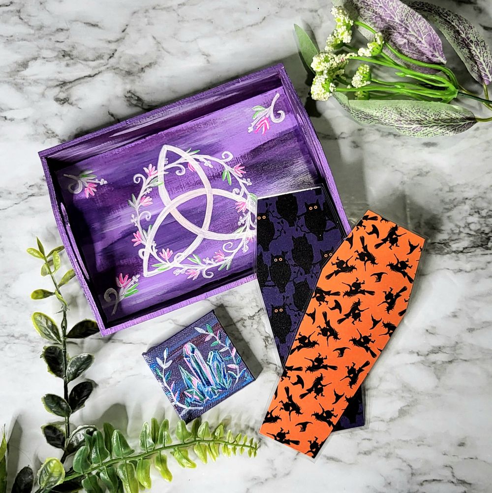 Triquetra Trinket Tray Gift Set
